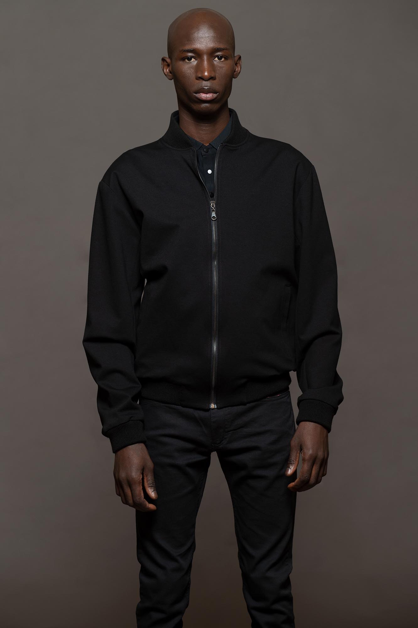 8013NE - CAMPERA AMERICANO NEGRO